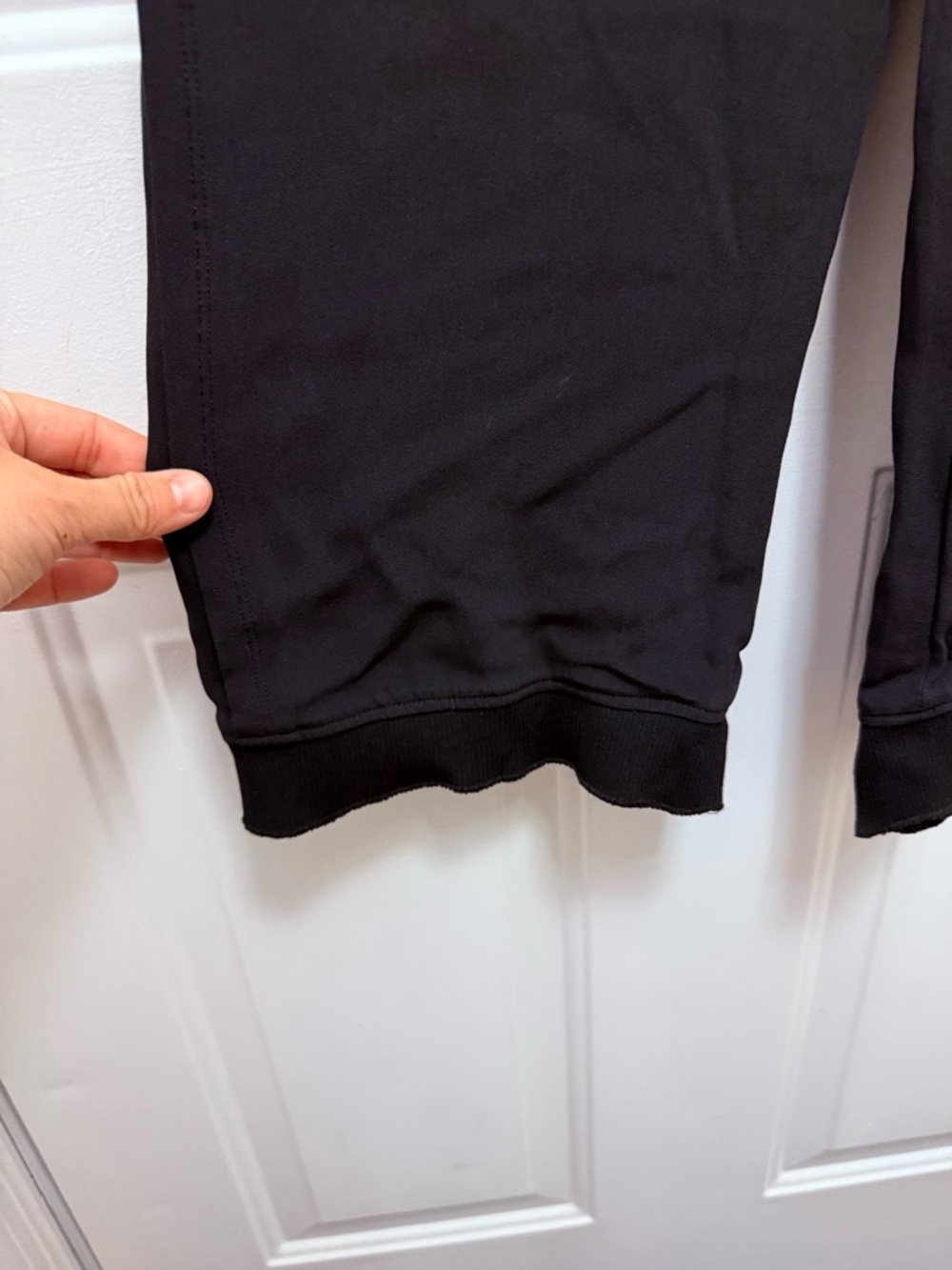 Helmut Lang Black Casual Pull On Pants Size Small Straight Leg Elastic Waist - Picture 2 of 7